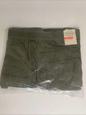 St. John's Bay Military Green Cargo Hiking Shorts